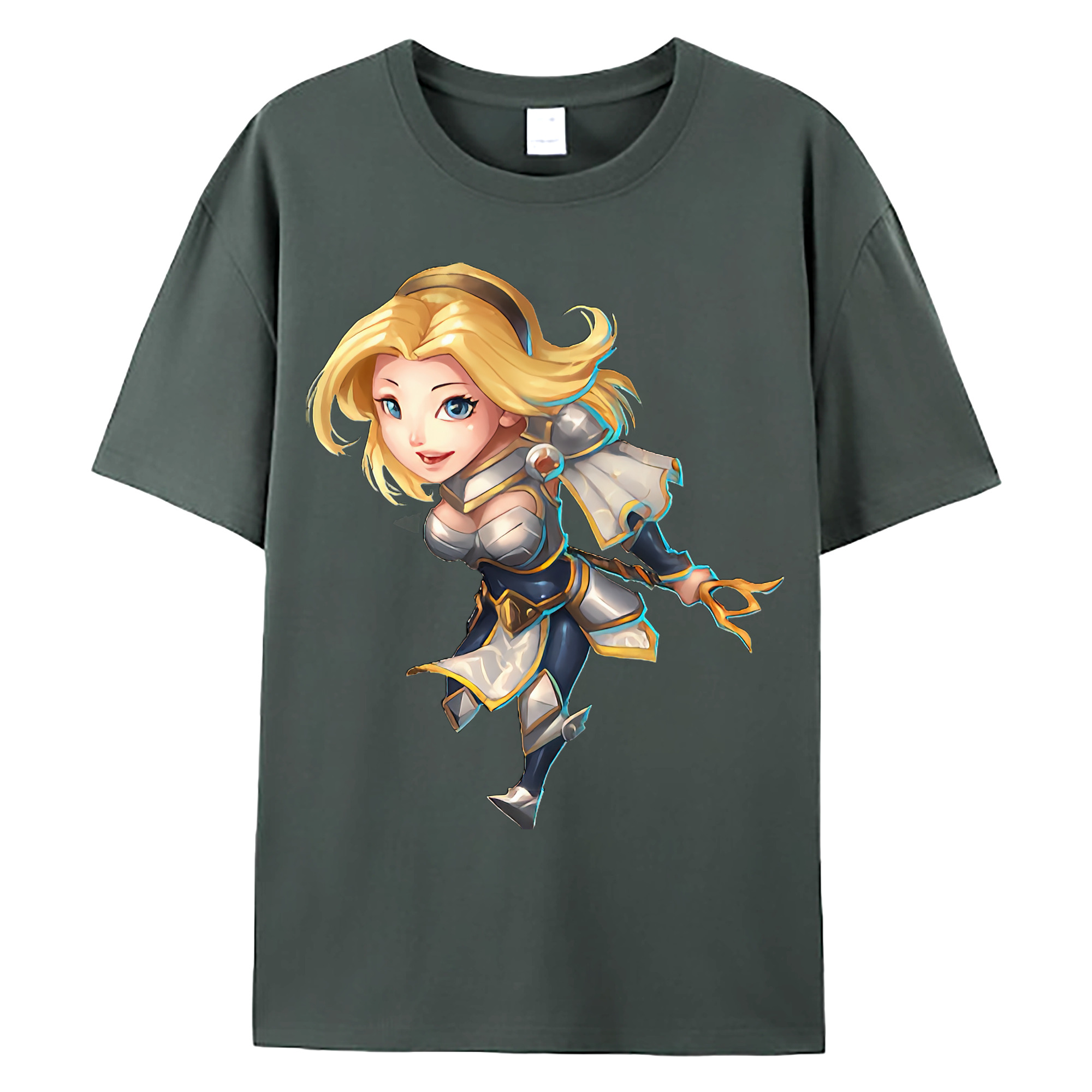 （画像用） リーグ・オブ・レジェンド League of Legends LOL 綿100％ メンズ半袖Tシャツ｜肌触りやわらか＆通気性
